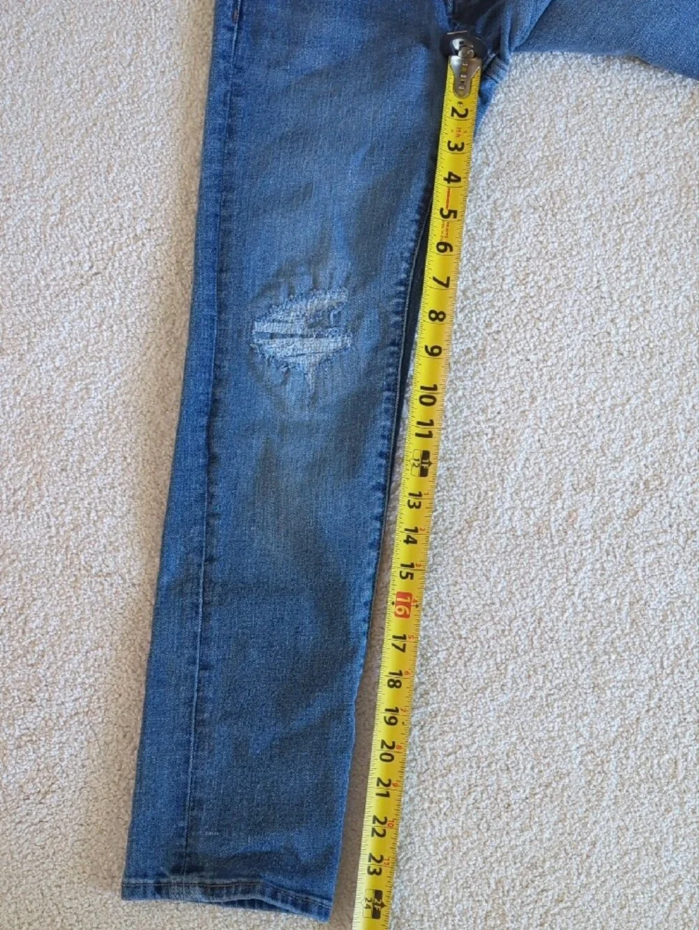 3 For $30. Old Navy Boy's Blue Slim Distressed Jeans